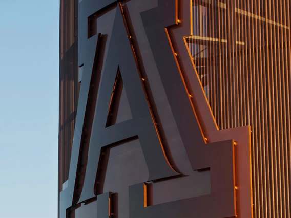 Univ of Arizona block A logo