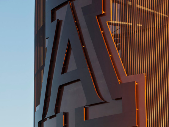 Univ of Arizona block A logo