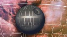 Illustration of 'Star Wars' Death Star. Image courtesy of Gianna Biocca/UA Office for Research & Discovery.